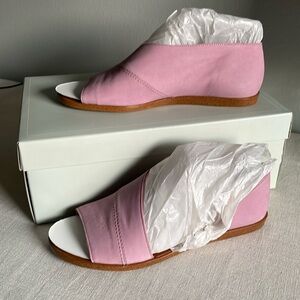 lilac suede open toe shootie 1. state Celvin